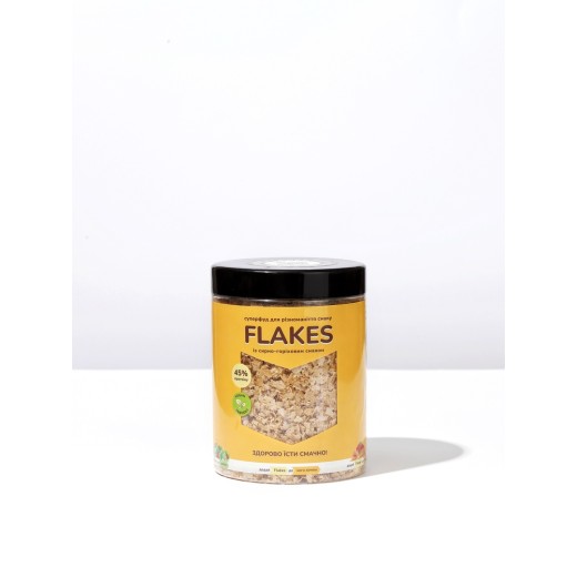 Flakes з сирно-горіховим смаком — дріжджові пластівці 250 г
