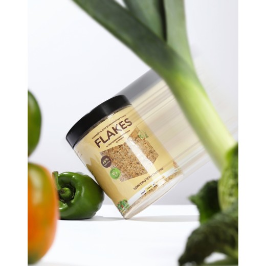 Flakes з середземноморськими травами — дріжджові пластівці 250 г
