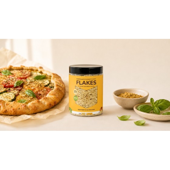 Овочева галета з цукіні, помідорами та Flakes