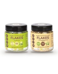 Набір Flakes 50 г: зі спіруліною та травами для салатів