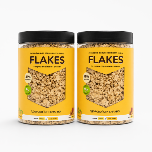 Набір Flakes “Старт смаку” — 2 шт × 250 г сирно-горіхові