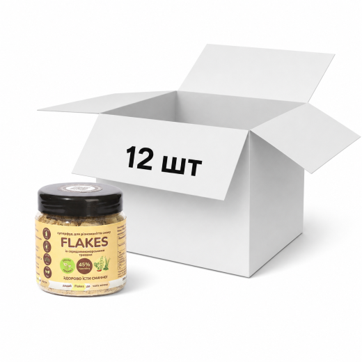Ящик Flakes із середземноморськими травами 50 г, 12 шт