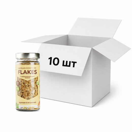 Ящик Flakes із середземноморськими травами 80 г, 10 шт