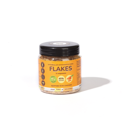 Flakes з морквою — дріжджові пластівці 50 г