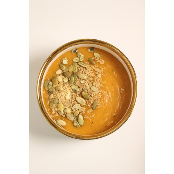 Крем-суп з гарбузом та Flakes